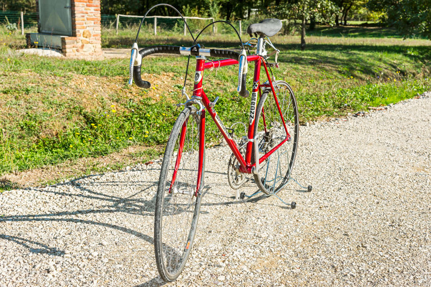 COLNAGO SARONNI vintage bike tuscany biking tour